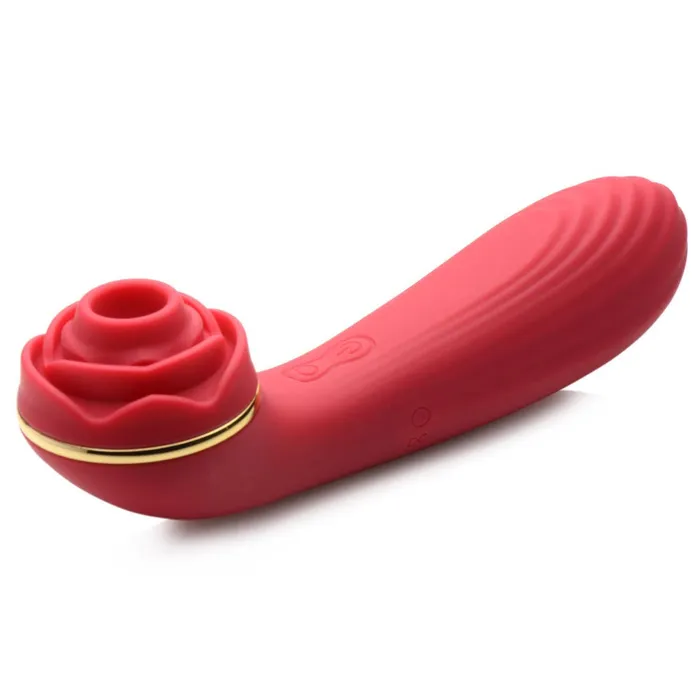 XR Brands inmi Vibrators Bloomgasm Passion Petals 10x Suction Rose Vibrator Red XR Brands inmi Vibrators Bloomgasm Passion Petals 10x Suction Rose Vibrator Red