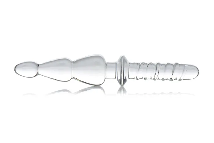 XR Brands Master Series Saber Anal Links Glass Thruster Anal