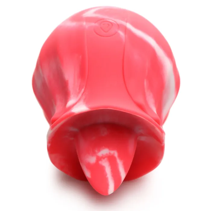 10X Pink Twirl Silicone Licking Rose Curve Toys Vibrators