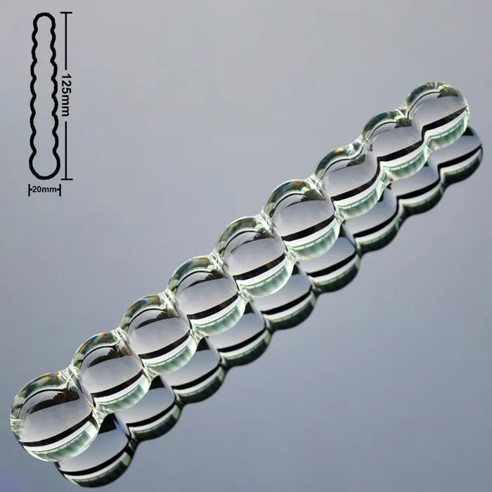 3 PIECE TRANSPARENT PYREX GLASS PLUG SET pluglust Anal