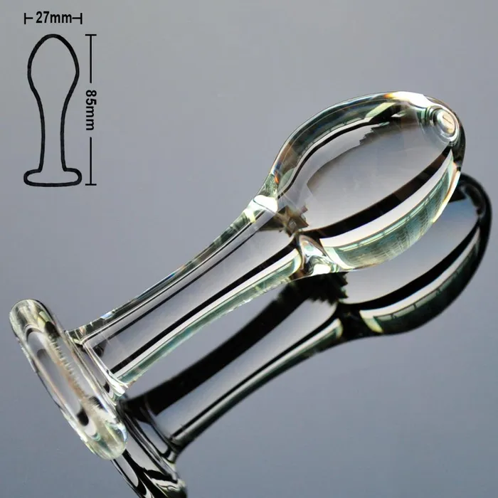 3 PIECE TRANSPARENT PYREX GLASS PLUG SET pluglust Anal