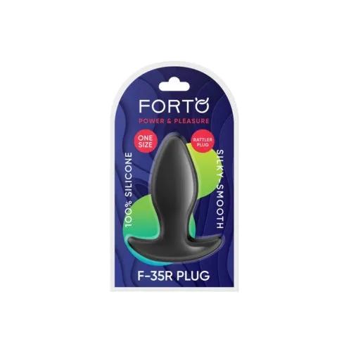 Anal F36R Rattler T Plug Black Forto