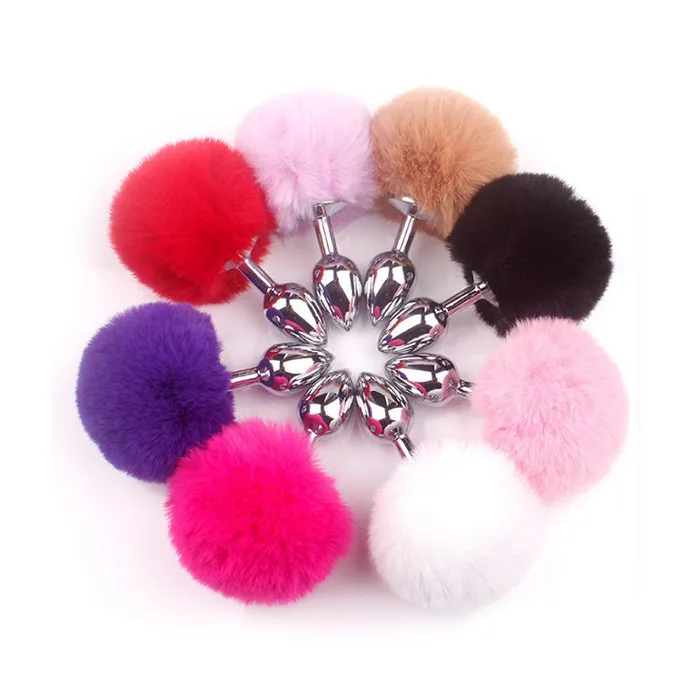 Anal Plug Emporium White Bunny Tail Butt Plug