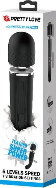 Anal Pretty Love Rechargeable Charming Massager Plus 114 Black