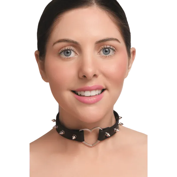 Anal Spiked Heart Choker Xr Brands