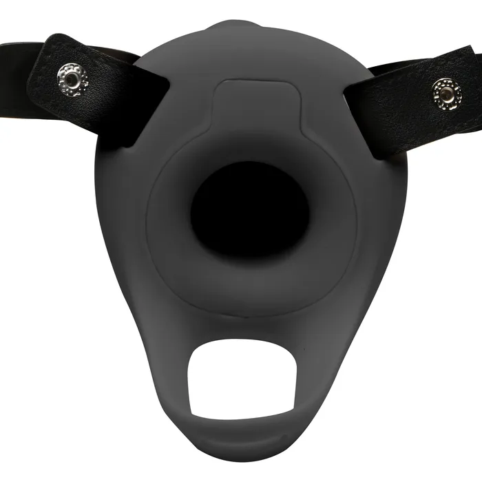 Anal XR Brands 2 Inch Erection 28X Realistic Vibrating Silicone Penis Sheath with Remote Black