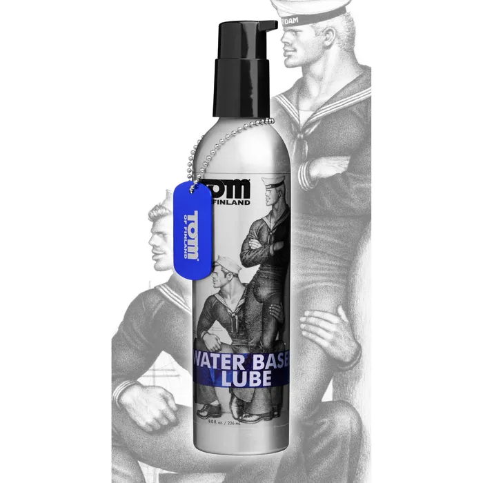 Anal XR Brands Tom of Finland Water Based Lube 8 oz