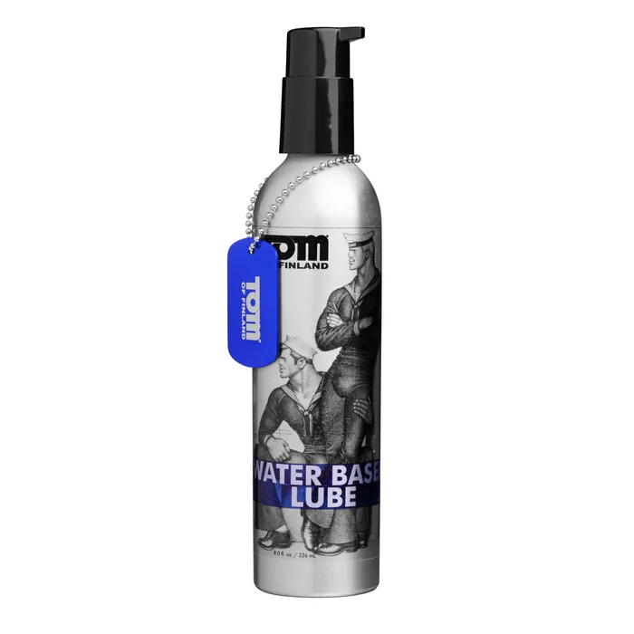 Anal XR Brands Tom of Finland Water Based Lube 8 oz
