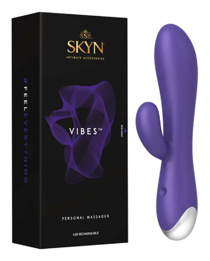 Ansell Vibrators SKYN Vibes Personal Massager Purple