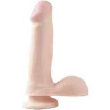 Basix Rubber Works 6in Dong With Suction Cup Windsor Dildos