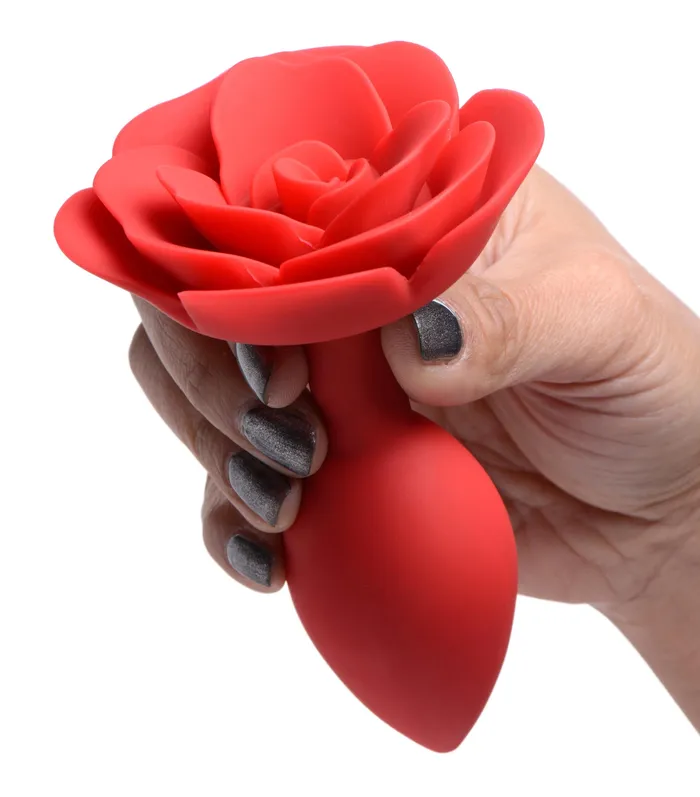 Booty Bloom Silicone Rose Anal Plug Large XR Brands Male Sex Toys
