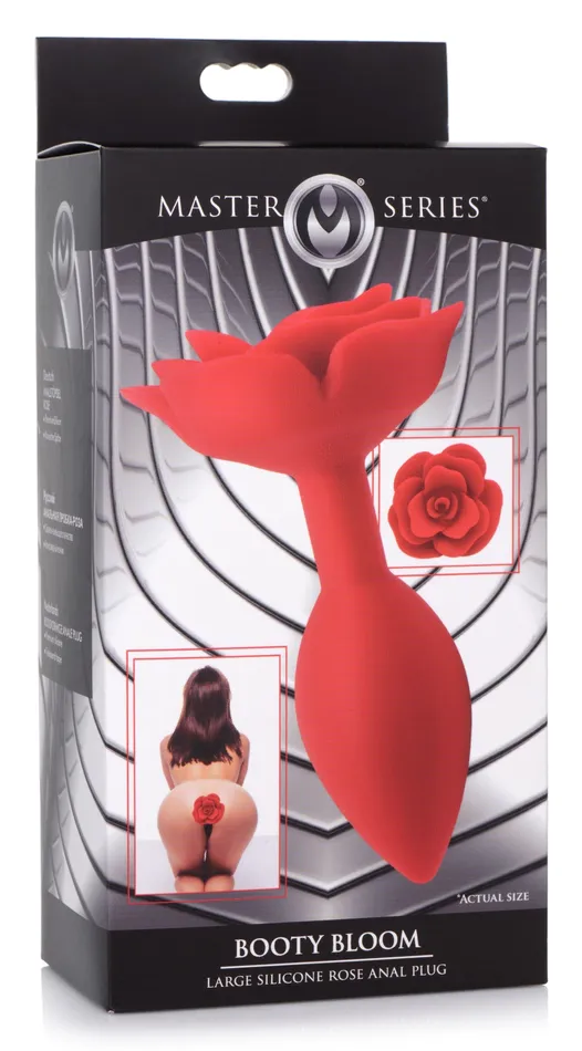 Booty Bloom Silicone Rose Anal Plug Large XR Brands Male Sex Toys