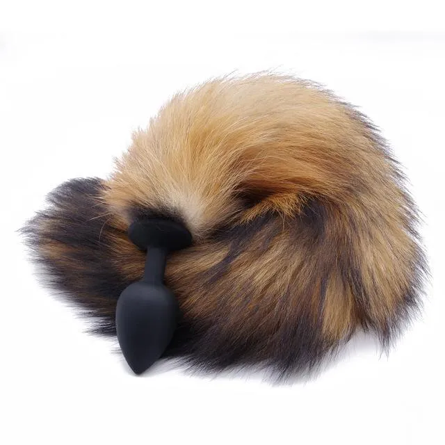 BROWN CAT TAIL TPE PLUG pluglust Anal