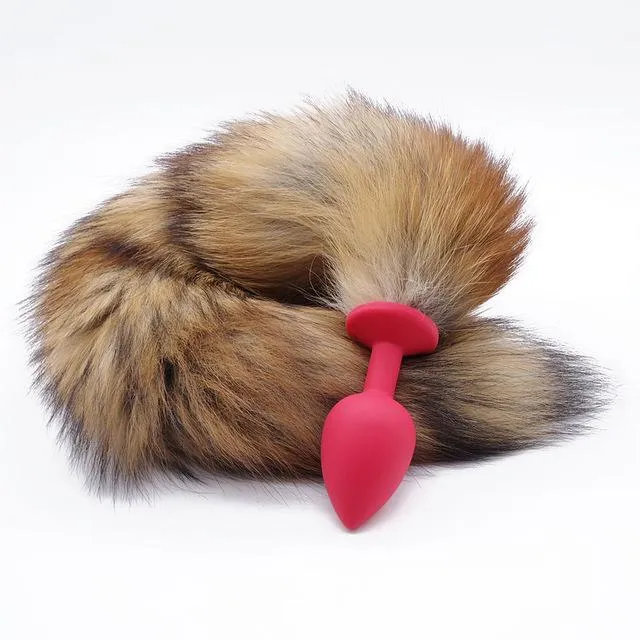 BROWN CAT TAIL TPE PLUG pluglust Anal