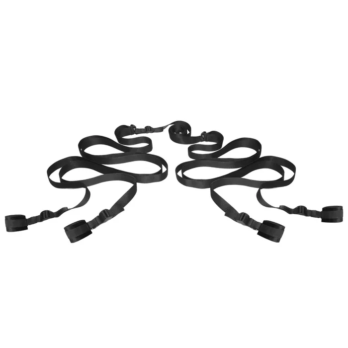Couples Beginner Fleece Bed Restraints Kit XR Brands