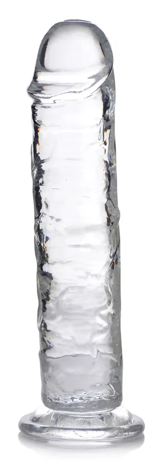 Curve Toys Anal Jock CThru Dildo 8 Inch