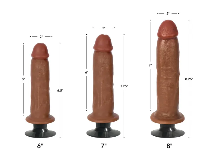 Curve Toys Anal Jock Dark Bareskin Vibrating Dildo 7 Inch Curve Toys Anal Jock Dark Bareskin Vibrating Dildo 7 Inch
