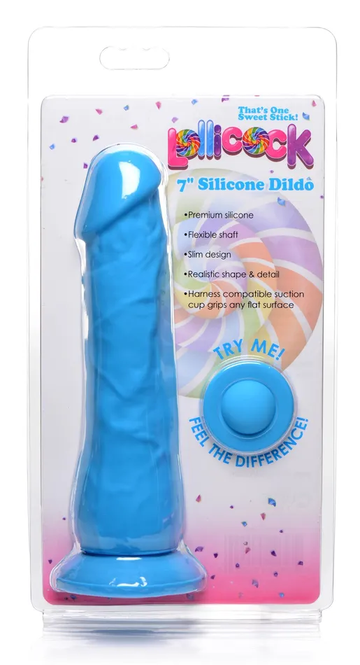 Curve Toys Dildos 7 Inch Silicone Dildo Berry