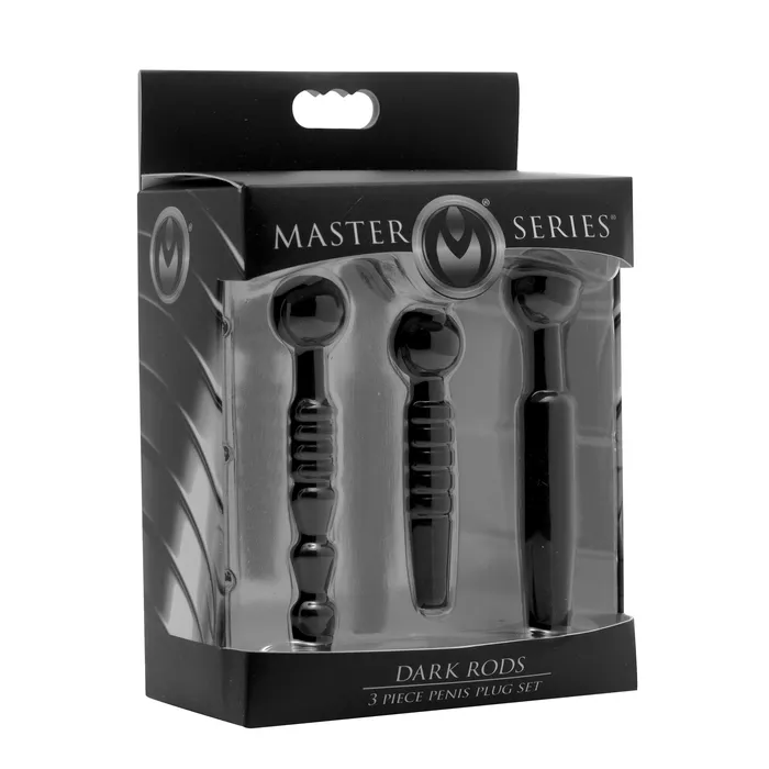 Dark Rods 3 Piece Silicone Penis Plug Set XR Brands Anal