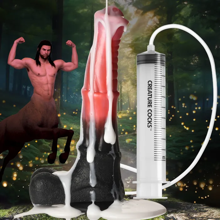 Dildos Centaur Explosion Squirting Silicone Dildo XR Brands