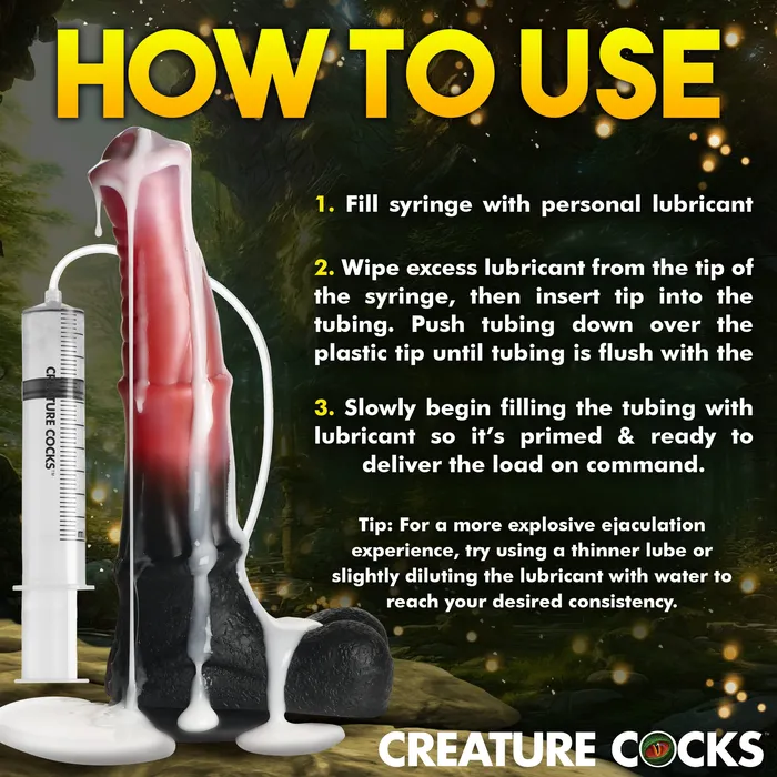Dildos Centaur Explosion Squirting Silicone Dildo XR Brands
