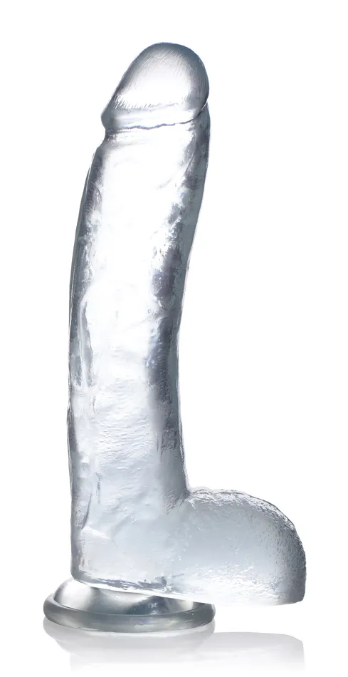 Dildos Curve Toys Jock CThru Dildo 105 Inch