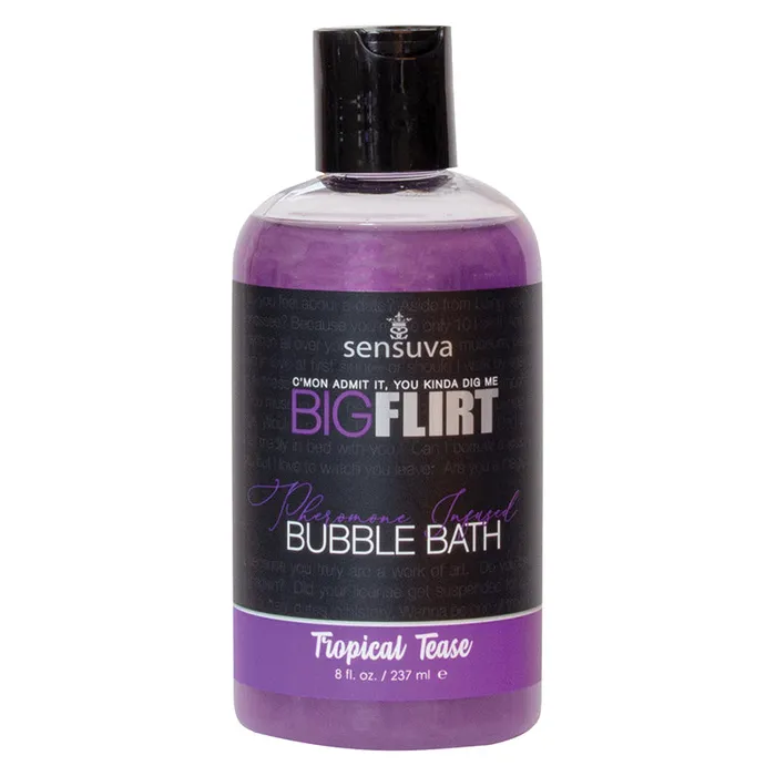 Dildos Sensuva Big Flirt Pheromone Bubble Bath 8oz Holiday