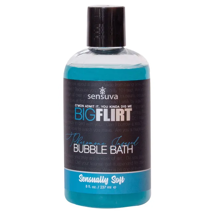 Dildos Sensuva Big Flirt Pheromone Bubble Bath 8oz Holiday