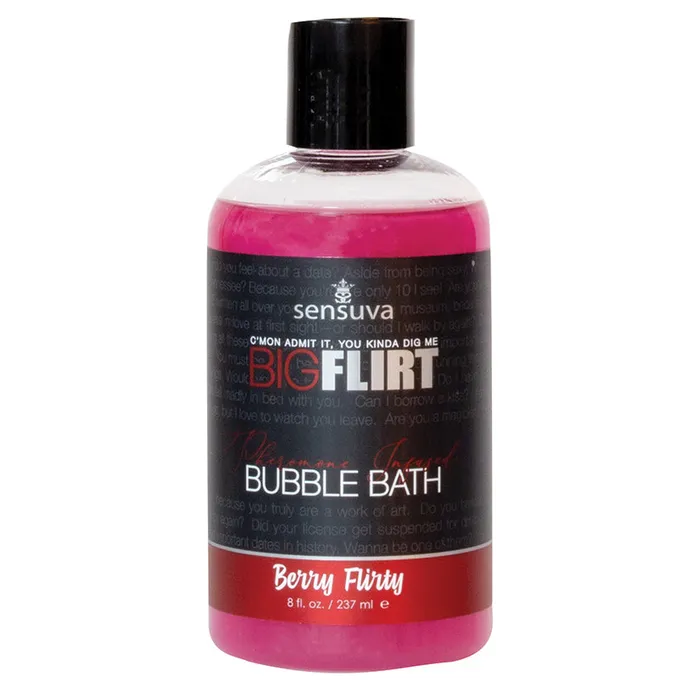 Dildos Sensuva Big Flirt Pheromone Bubble Bath 8oz Holiday