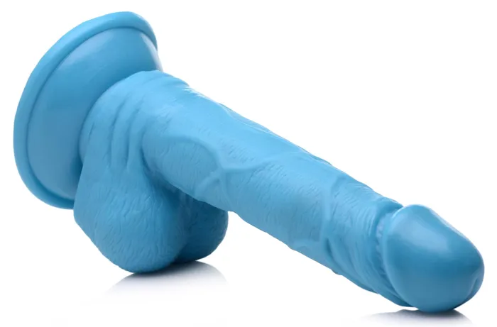 Dildos XR Brands 65 Inch Dildo with Balls Blue