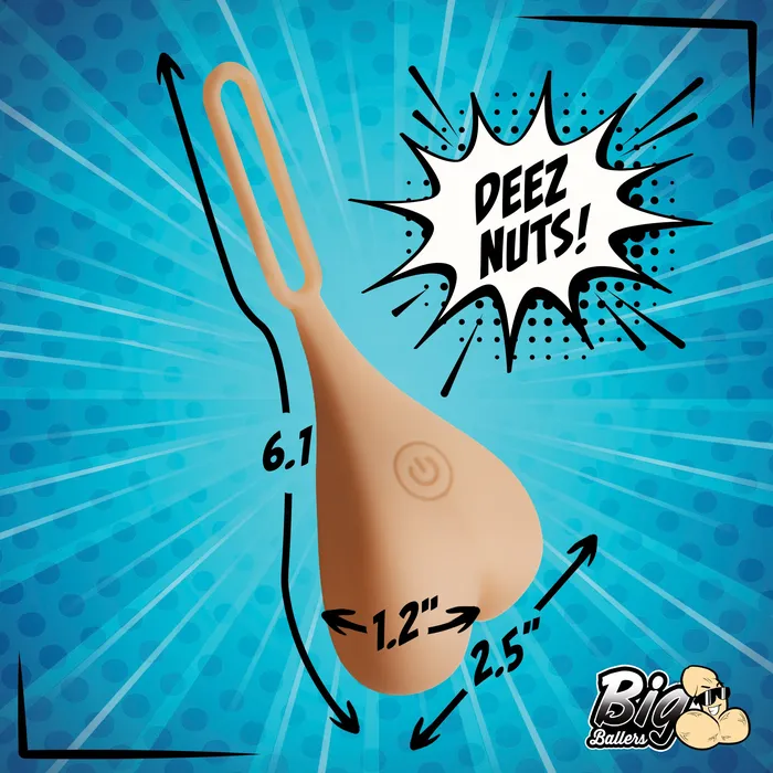 Dildos XR Brands Teeny Weeny Truck Nuts Light
