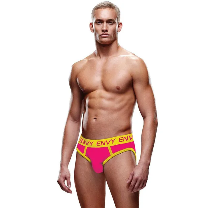 ENVY Solid Jock PinkYellow LXL Xgen Products Vibrators