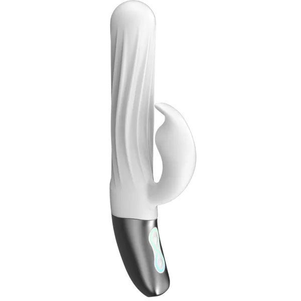 Excellent Power Female Sex Toys Thrusting Rabbit Rechargeable Silicone Vibrator