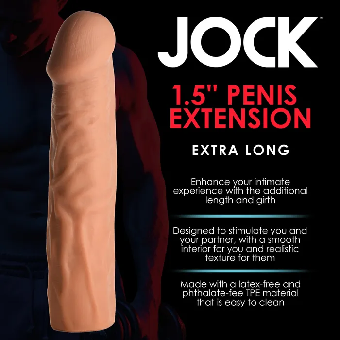 Extra Long 15 Inch Penis Extension Medium Curve Toys Male Sex Toys