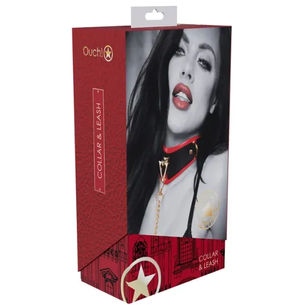 Female Sex Toys OSAS OUCH Milan Collection Collar with Leash Female Sex Toys OSAS OUCH Milan Collection Collar with Leash