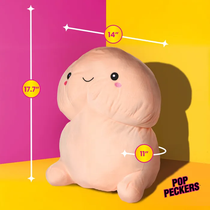 Female Sex Toys XR Brands Chibi Happy Peckers Pillow Large