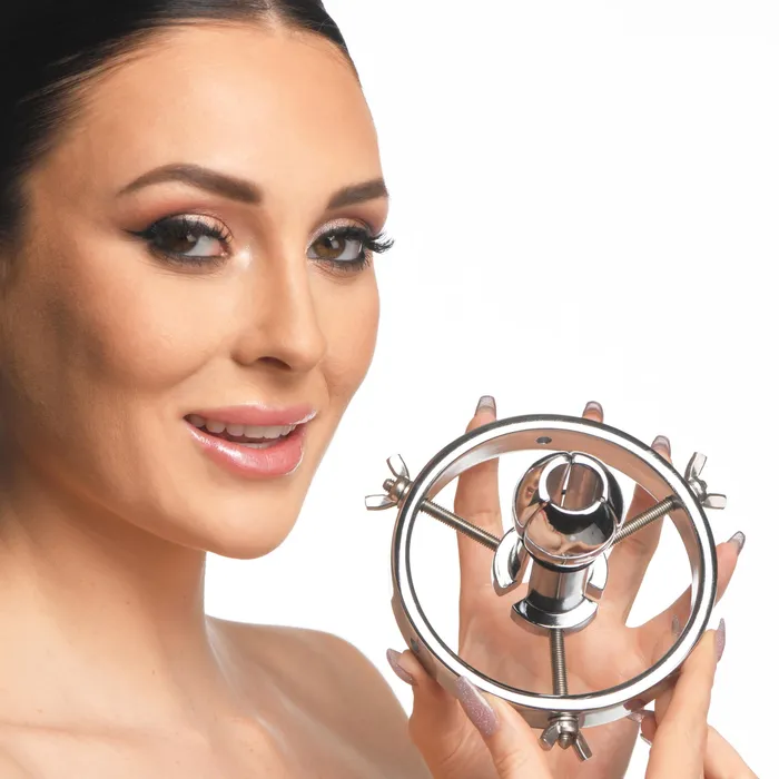 Forced Spread Stainless Steel Anal Explorer XR Brands Anal