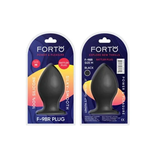 Forto Anal F98R Rattler Cone Medium Black