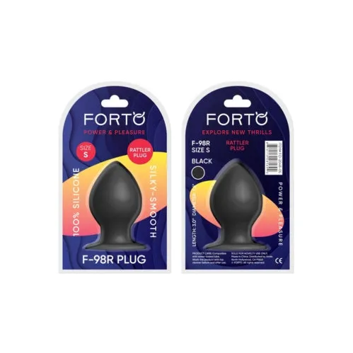 Forto Anal F98R Rattler Cone Small Black