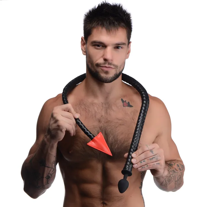 Hellbound Braided Devil Tail Anal Plug XR Brands Male Sex Toys