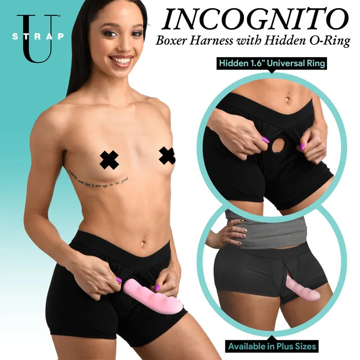 Incognito Boxer Harness with Hidden ORing LXL XR Brands Male Sex Toys