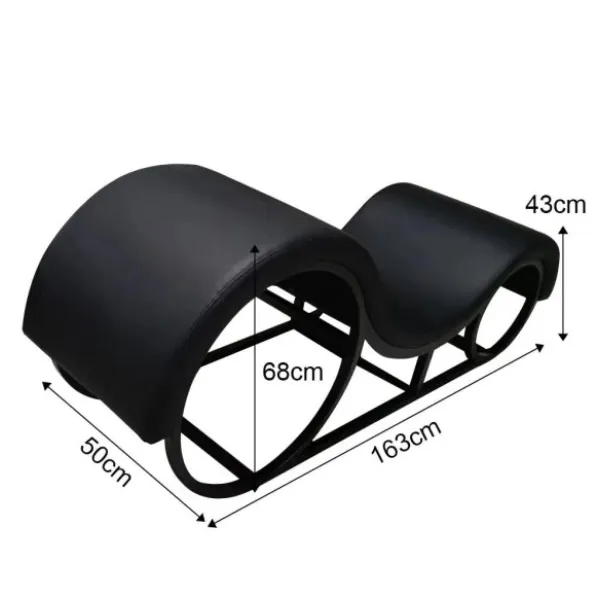 Kama Sutra Mebon Chaise Love Lounge Orange with Metal Frame and LED OSAS Male Sex Toys
