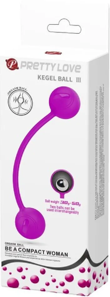 Kegel Ball III Purple Pretty Love Vibrators