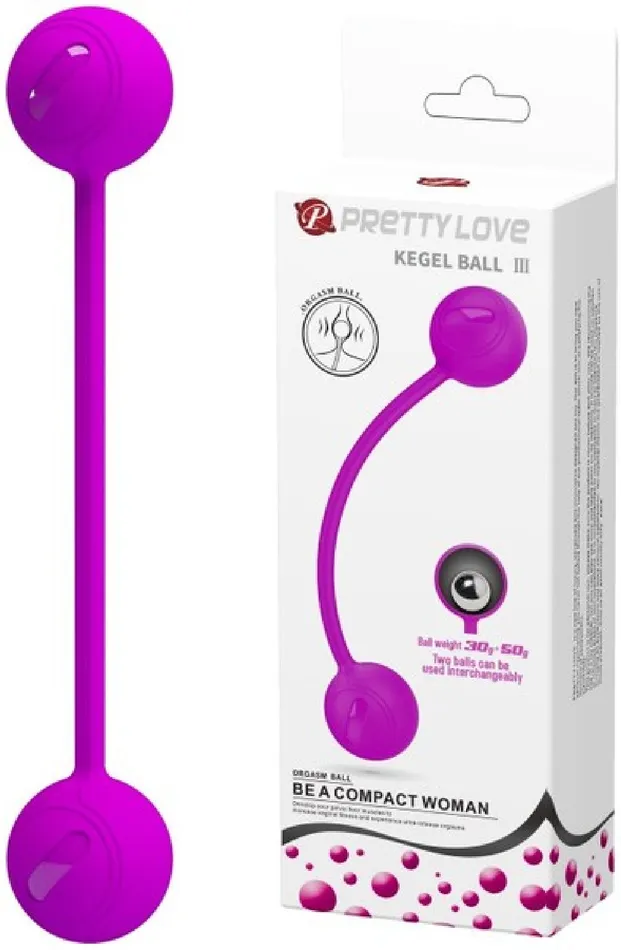 Kegel Ball III Purple Pretty Love Vibrators