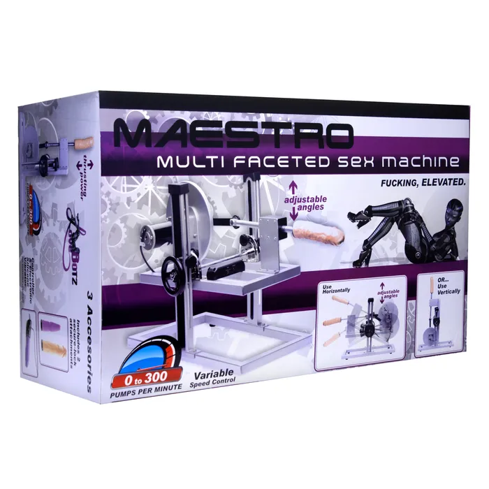 Maestro MultiFaceted Sex Machine with Universal Adapter XR Brands Female Sex Toys