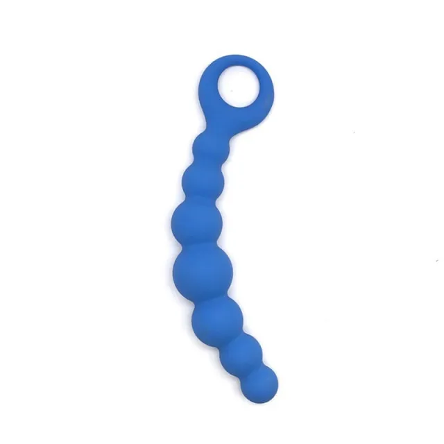Male Sex Toys Anal Beads Silicone With Finger Handle PlugLust