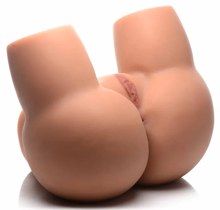 Male Sex Toys Curve Toys Mistress Jennifer Bubble Butt Pussy and Ass Masturbator