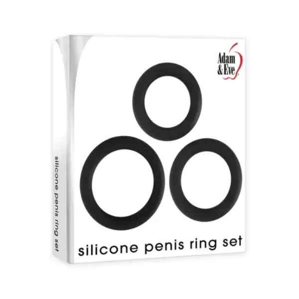 Male Sex Toys OSAS Adam Eve Silicone Penis Ring Set Male Sex Toys OSAS Adam Eve Silicone Penis Ring Set