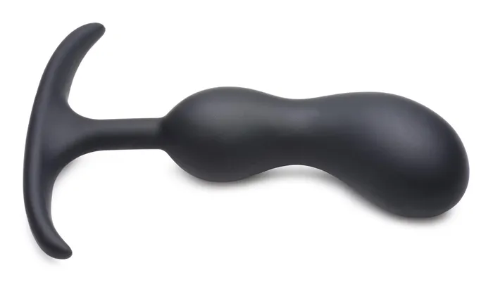 Male Sex Toys Premium Silicone Weighted Prostate Plug Medium XR Brands