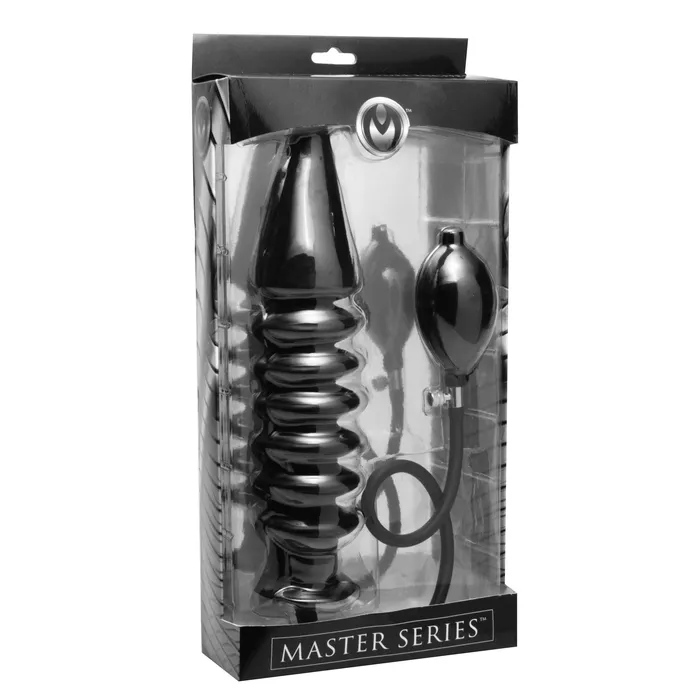 Male Sex Toys XR Brands Accordion Inflatable XL Anal Plug
